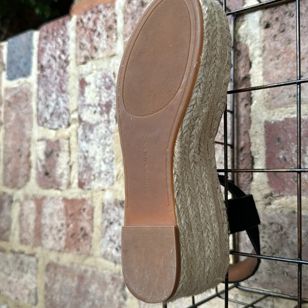 Lucky Brand Women's Audrinah Espadrille Wedge Sandal size 7